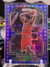 THADDEUS YOUNG | 2021-22 Panini Prizm Basketball 75th Blue Anniversary MC 8Q