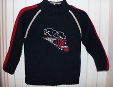 Boys Choo Choo Train Sweater by Newton Trading Co - Size 5 - Excellent 