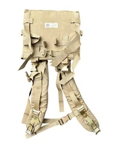 USMC FILBE Main Pack Shoulder Harness Assembly Coyote Tactical Backpack DAMAGED