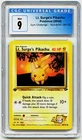 CGC 9 MINT Lt. Surge's Pikachu Gym Challenge 1st Edition Pokemon 84/132  -10