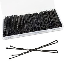240PCS Large Bobby Pins Black Jumbo Bobby pins Black Long Hair Black-2.75 Inch