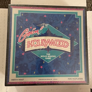 Goin’ Hollywood RARE BOARD GAME *Sealed* 1988 Movie-Making Game