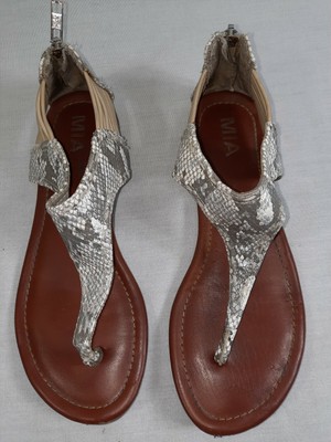 mia snakeskin sandals