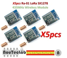 5pcs Ra-01 LoRa SX1278 433MHz Ra01 Wireless Spread Spectrum Transmission Socket