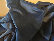 Fabric Dark Blue Velour 62" x 2 yd