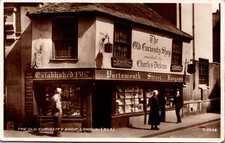 RPPC UK ENG London Old Curiosity Shop Charles Dickens Portsmouth Street