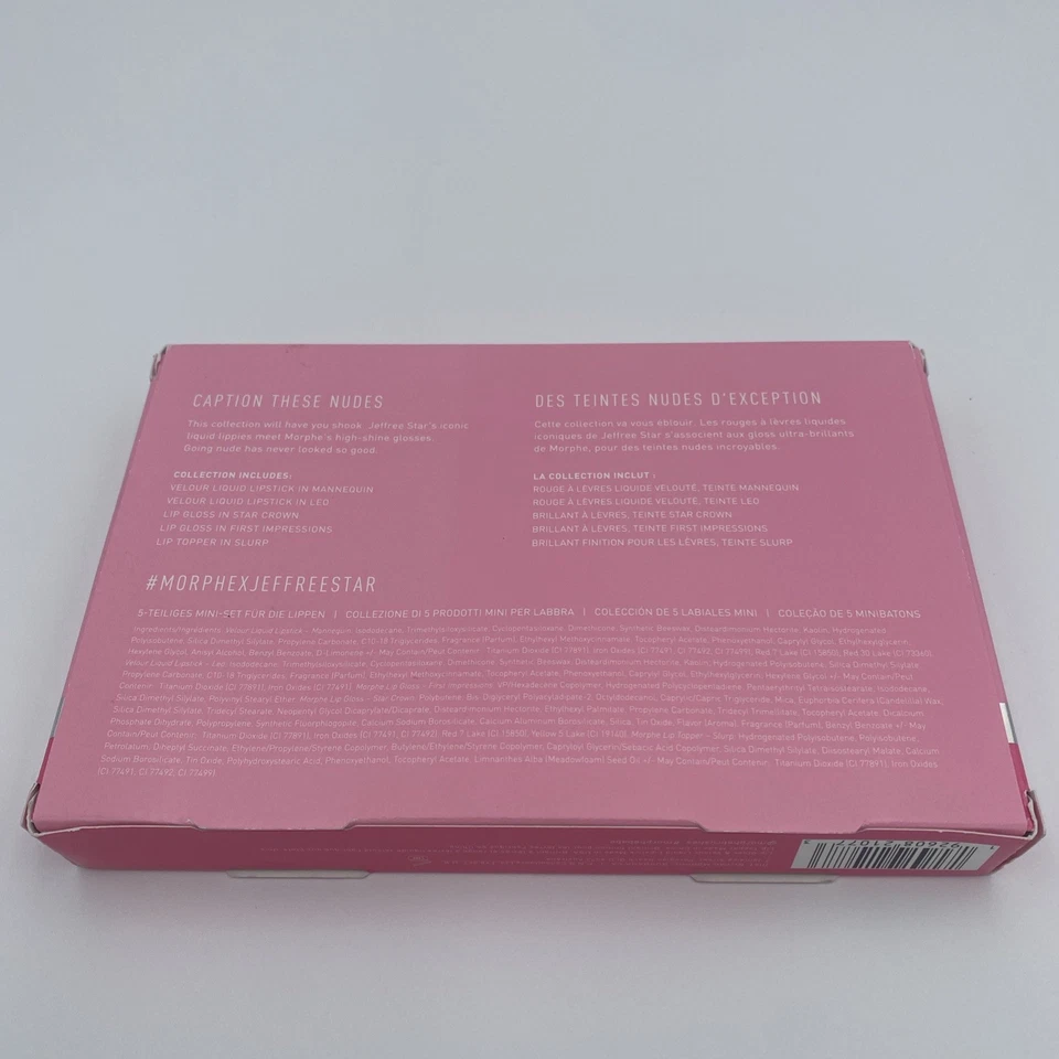 Morphe X Jeffree Star 5 Piece Mini Lip Collection - Iconic Nudes - Image 2 of 4