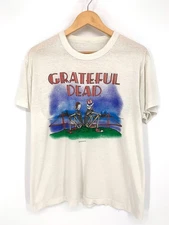 Vintage 1981 Grateful Dead Skeleton Golden Gate Tee, Size Medium