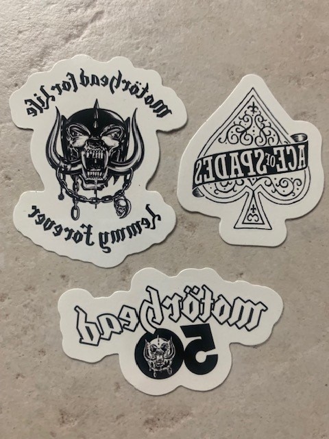 Motorhead Lemmy Kilmister 50th Temporary Tattoos Rainbow Bar & Grill party favor