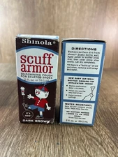 2EA Shinola Scuff Armor self-shining polish for scuffed shoes in Dark Brown