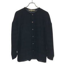 COMME des GARCONS AD1990 Velour No Collar Shirt Jacket GB-05010M Black M