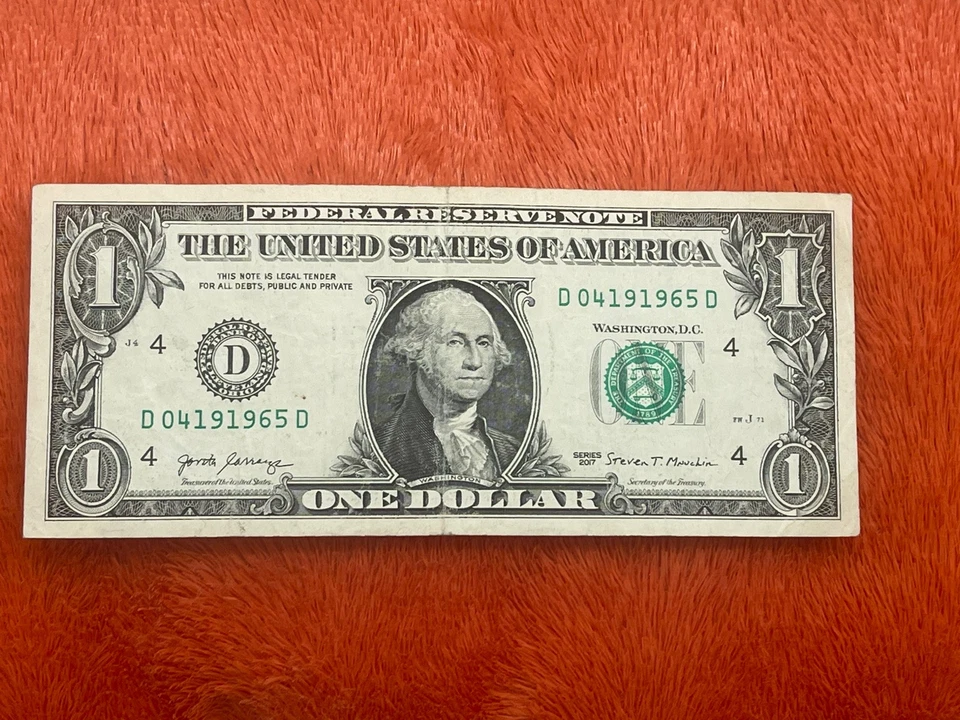 $1 2017 BIRTHDAY/ANNIVERSARY Fancy Serial Number 04/19/1965 APRIL 19, 1965 - Image 3 of 4