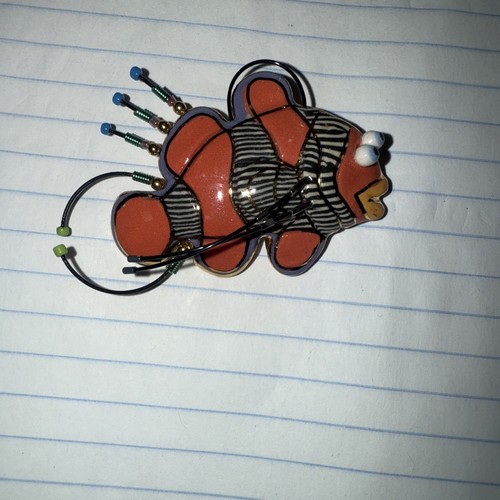 Cynthia Chuang Jewelry 10 Clownfish Brooch