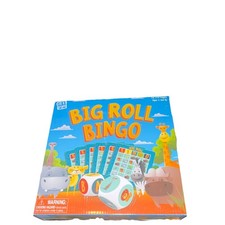 PB  Play Big Roll Bingo Children's Game - Animal Theme Ages 4 Oversized Dice