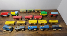 Miniature Mostly Wooden Train Cars