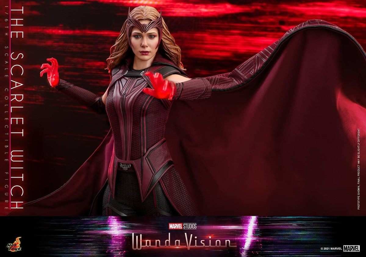 Hot Toys WandaVision The Scarlet Witch 11 in Action Figure for