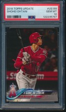 PSA 10 SHOHEI OHTANI/OTANI 2018 TOPPS UPDATE US189 LA ANGELS Rookie RC GEM MINT