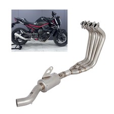 XJ6N 2009-2017 Per Yamaha XJ6S 2009-2016 Impianto di Scarico Completo Tubo Testata Slip On