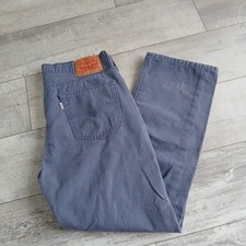 Levis 514 Mens Jeans W34 L29 Blue Straight Leg Denim Pants