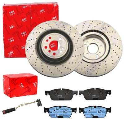 TRW BREMSSCHEIBEN + BELÄGE VORNE passend für MERCEDES W166 X166 GLE GLS GL M