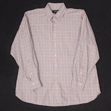 Brooks Brothers Oxford Button Down Shirt XL Slim Multicolor OCBD Made In USA Fun