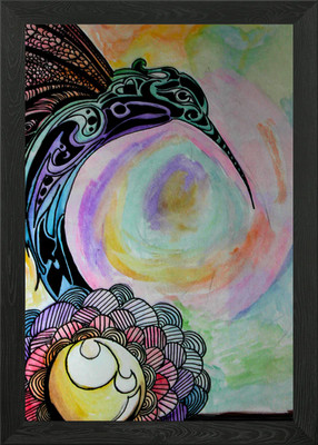 Benommen gerahmtes Wandbild Poster Leinwanddruck Bild