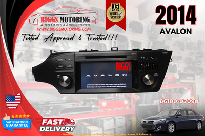 2014 Toyota Avalon Navigation Radio Cd Player Display Screen 86100