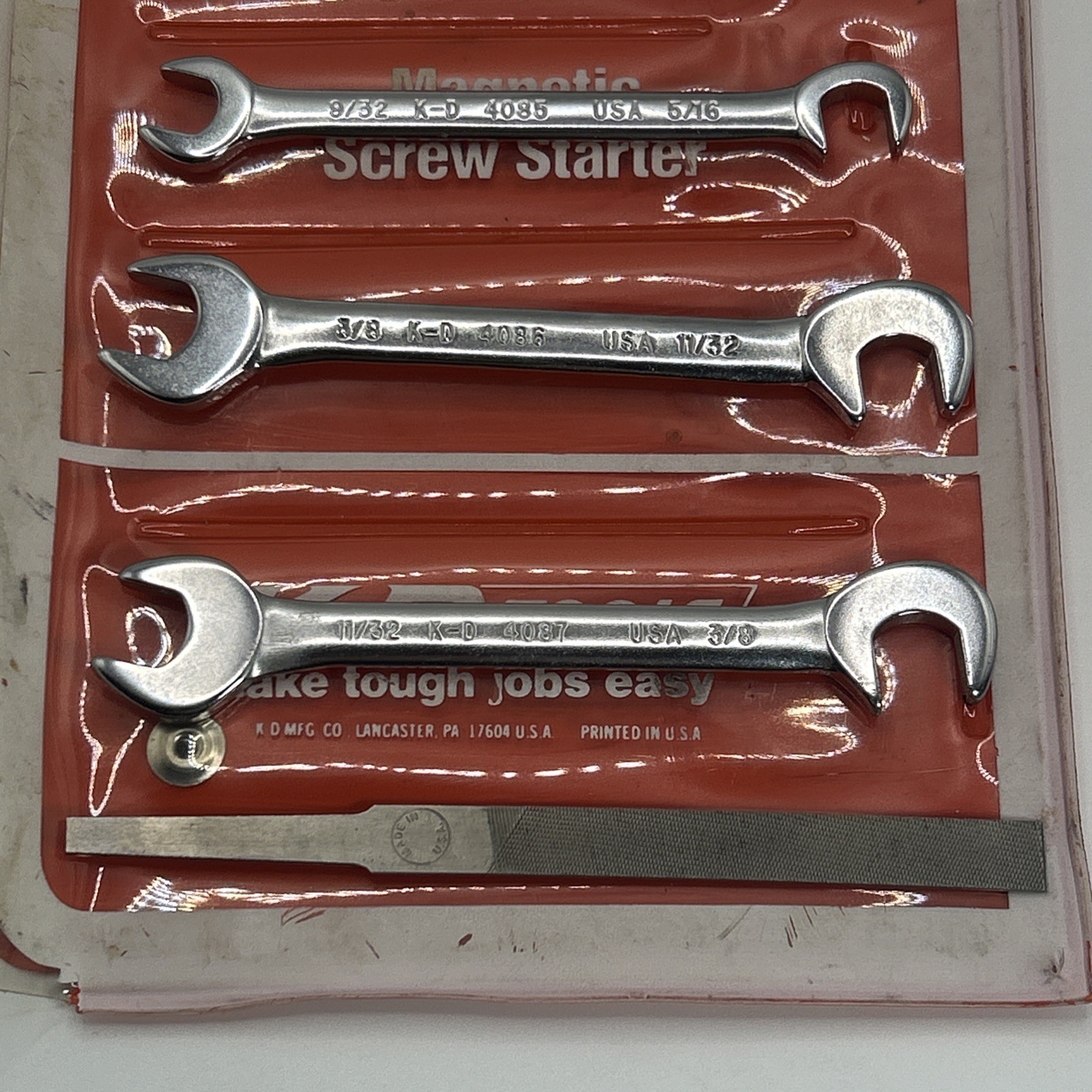 KD Tools 4088 High Performance Tune-Up kit Ignition wrenches, Feeler Gauge, File