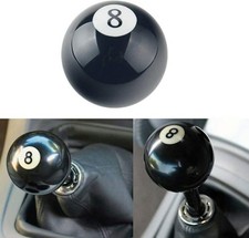 Shift Knob Black 8 Ball Billiard Acrylic Gear Shift Lever Shift Knob Black Sh...