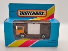 LEYLAND HORSE BOX MATCHBOX SUPERFAST No.40 ENGLAND VON 1981 OVP BOX