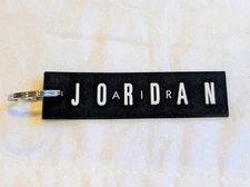 Vintage Nike Air Jordan Hang Tag Keychain Black Purple Max