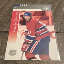 2002-03 Upper Deck Piece Of History - Saku Koivu #49