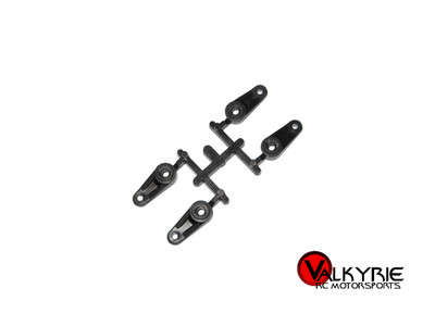Associated Servo Horn Set Fits Airtronics Futaba JR & Hitec Plastic Black 9180