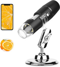 Handheld Digital Microscope Wireless Portable for Kids Adults 50X-1000X Magnific