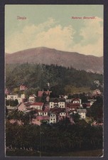 Vintage postcard Romania Sinaia panoramic view Bucegi mountains 1917