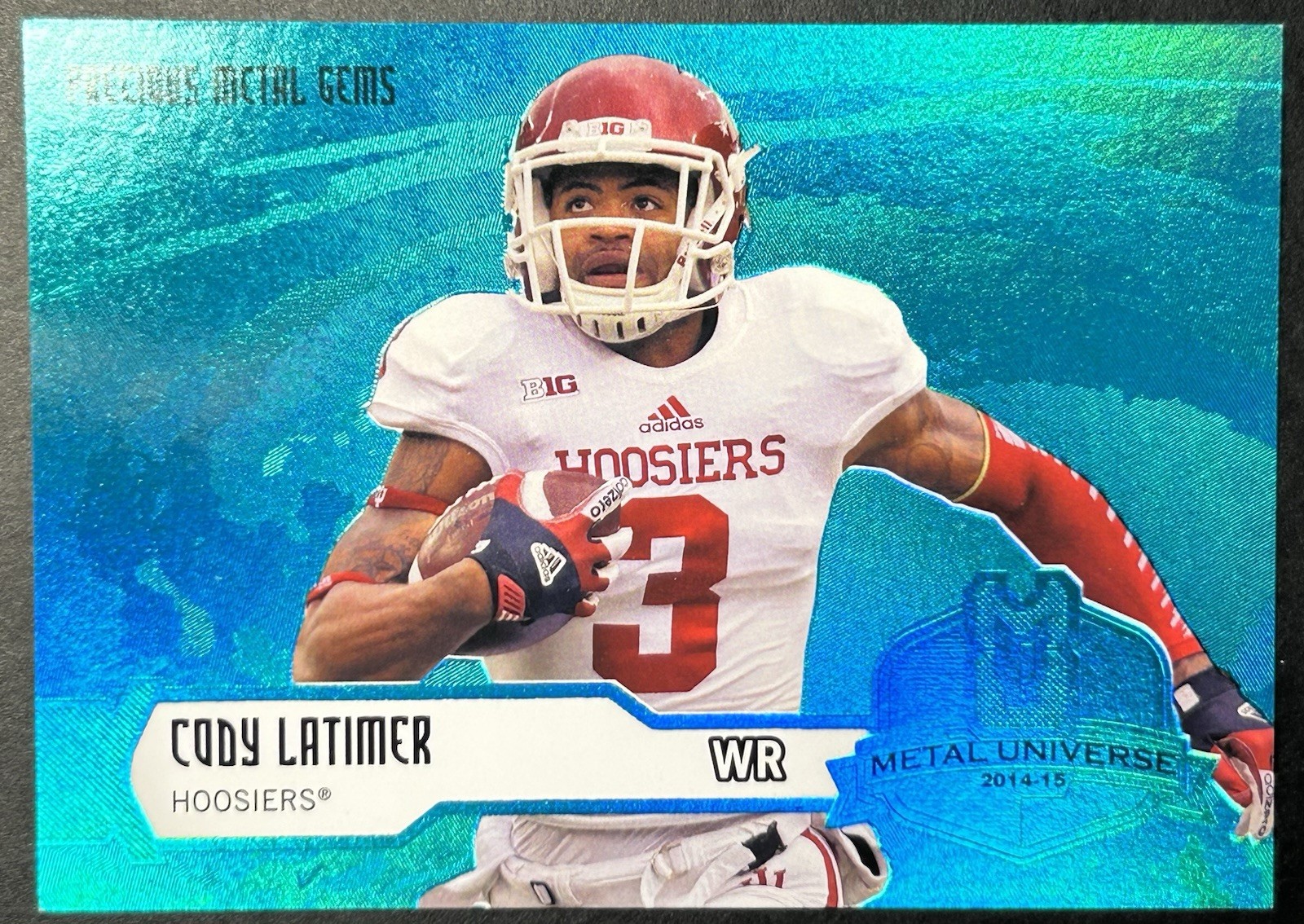 Cody Latimer Flair Showcase Metal Universe #M13 Precious Metal Gems Teal