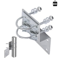 Pole Mounting Bracket Antenna Mount Heavy Duty Antenna Pole Mount Kit Outdoor