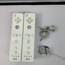 Nintendo OEM Wii Remote Controller Lot of 2 Tested Working Free Shipping Wiimote