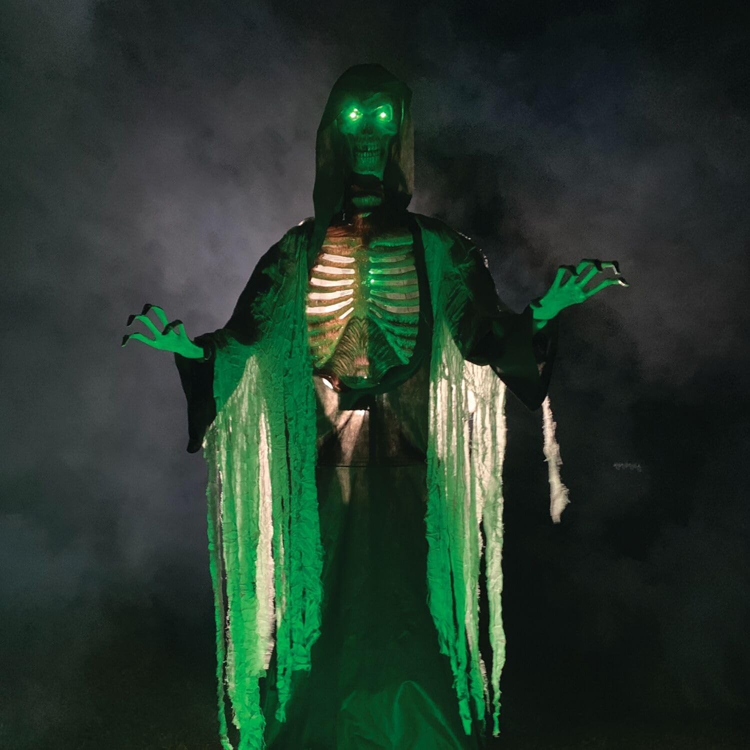 Haunted Hill Farm 7-Ft. Tall Graveyard Ghoul, Motion 86" Ghoul