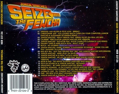 JUNIOR SANCHEZ - SEIZE THE FEWCHA NEW CD