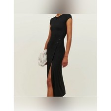Reformation Kamila button side Knit Dress Size XS