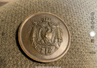 louis napolean 1 king of holland bronze medallion France on edge 1800-1901 ? — photo 2