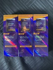 White Glo Purple Tooth Toner Whitening Serum Instant Color Corrector 3 Pack