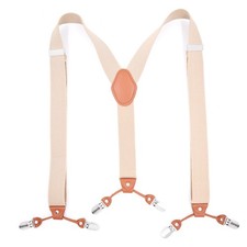 Men's 6-clip Suspenders Elasticated Adult Braces 11-colour Suspenders Y-shaped