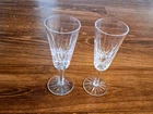Pair of Vintage Waterford Crystal Lismore Champagne Flutes Goblet 7 1/4" Ireland
