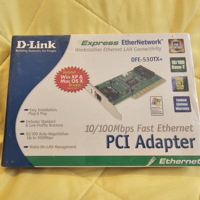 D-Link Express EtherNetwork 10/100Mbps Fast Ethernet PCI Adapter DFE-530TX+