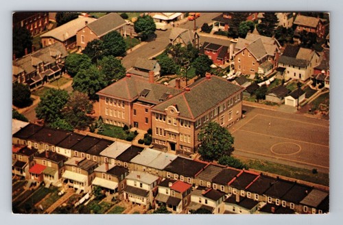 Perkasie PA-Pennsylvania, Third Street Grundschule, Vintage Postkarte