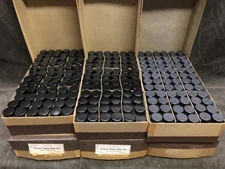 NEW 287 each 2 3/4" Glass Vials w/Bakelite Lids Arthur H. Thomas