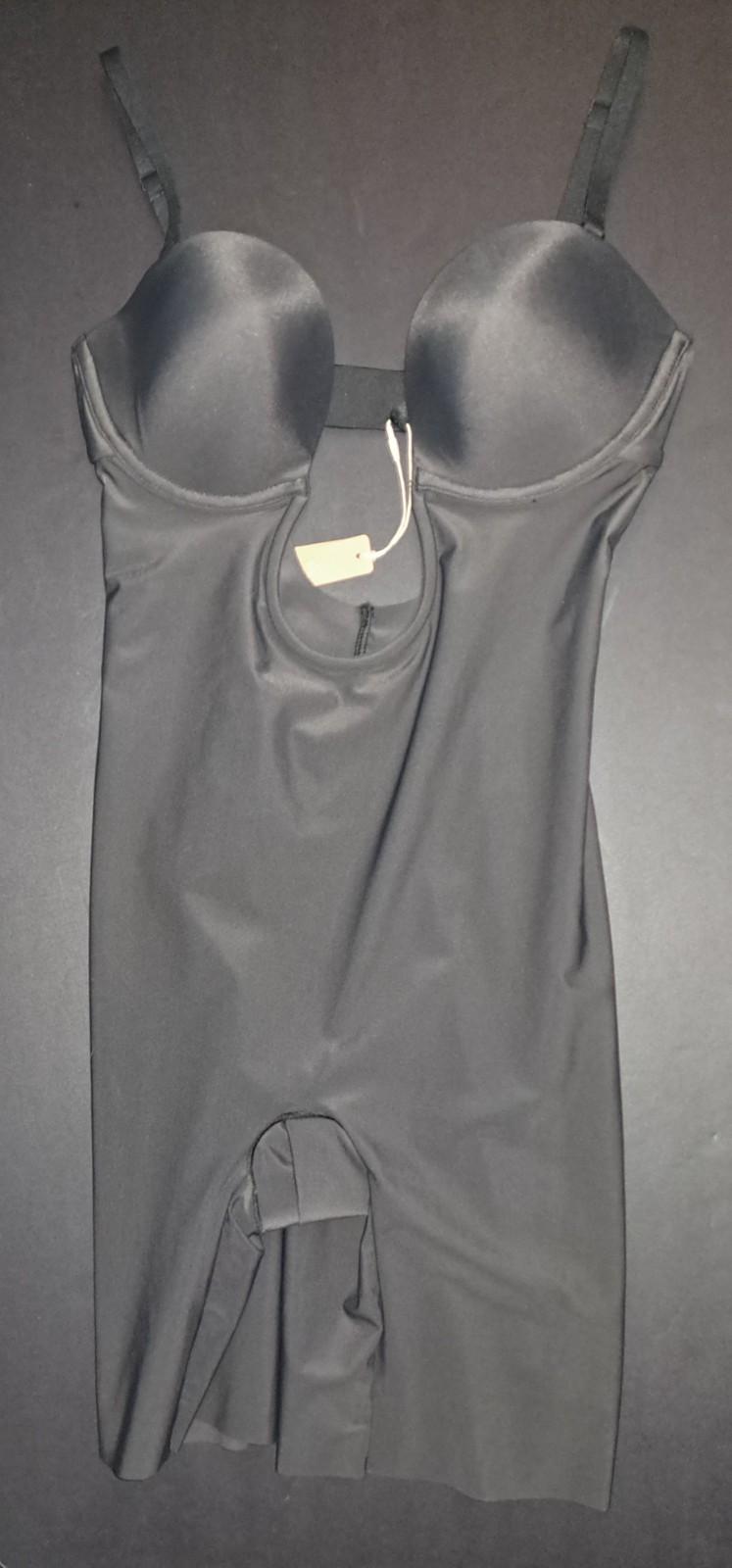 💕NWT SKIMS Deep Plunge Multi Way Strapless Mid Thigh Shapewear Bodysuit ONYX S
