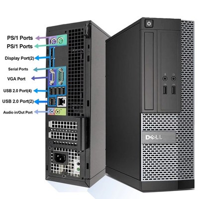 Dell Restored Dell OptiPlex 9020 SFF Desktop Intel Core i7 32GB Ram 1TB SSD
